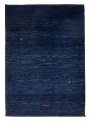 Gabbeh-tæppe - Persisk - 162 x 108 cm - mørkeblå