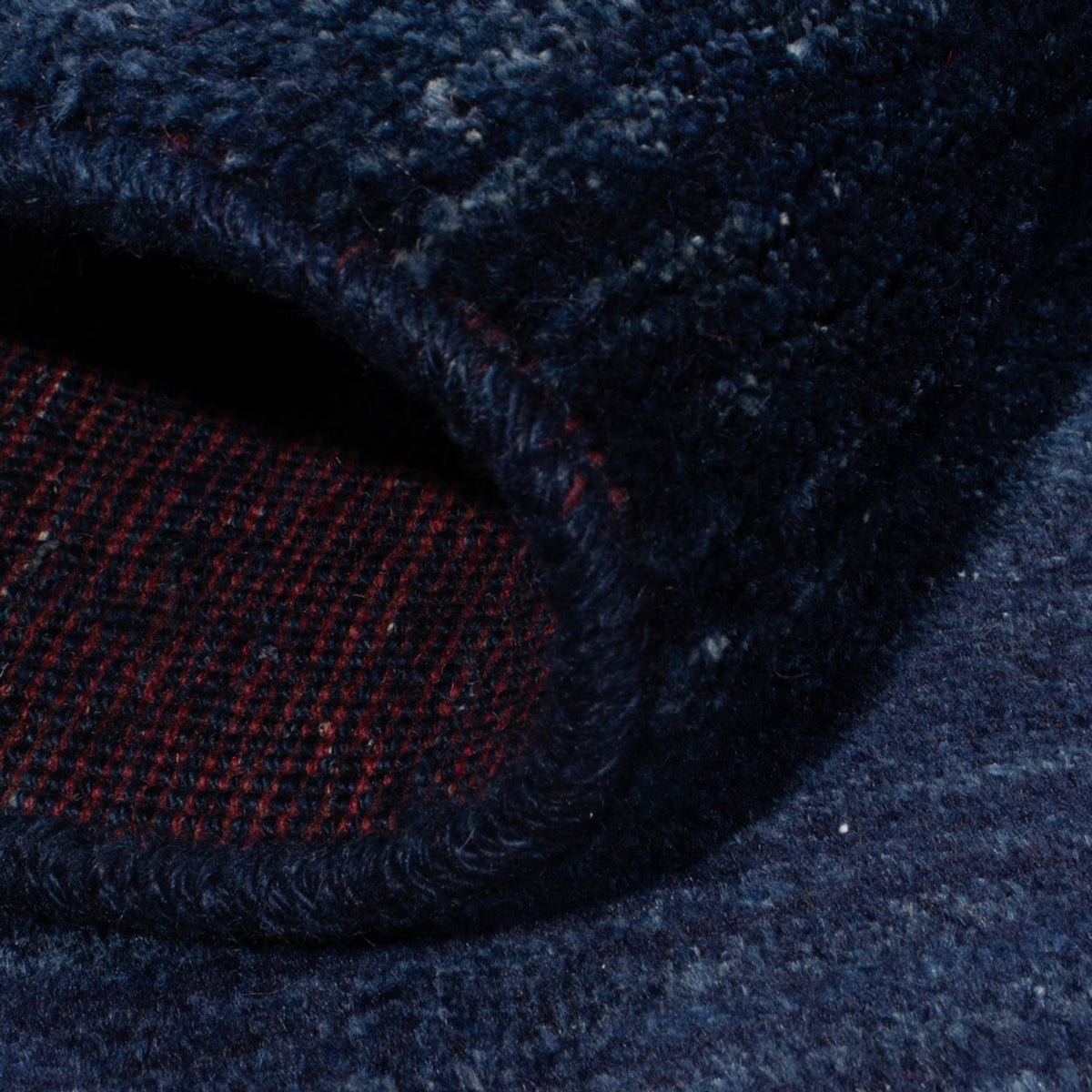 Gabbeh-tæppe - Persisk - 162 x 108 cm - mørkeblå