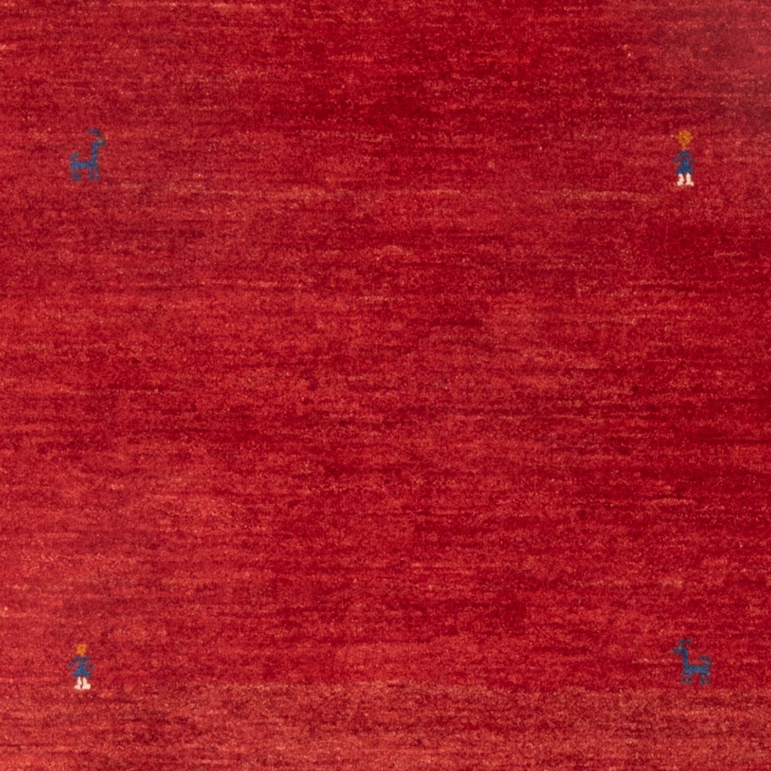 Gabbeh-tæppe - Persisk - 150 x 105 cm - rød