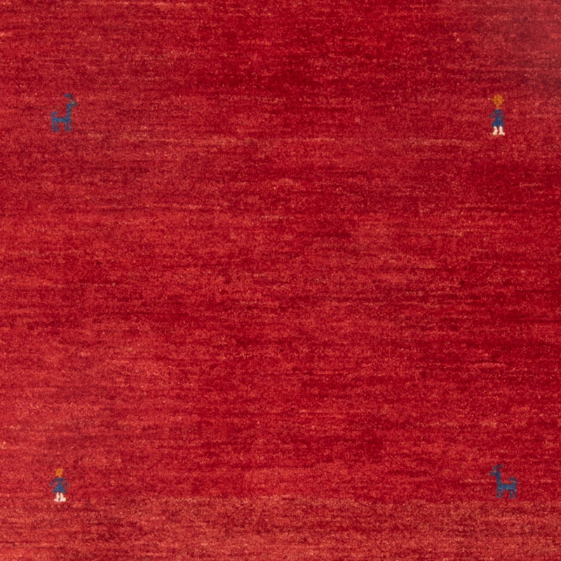 Gabbeh-tæppe - Persisk - 150 x 105 cm - rød