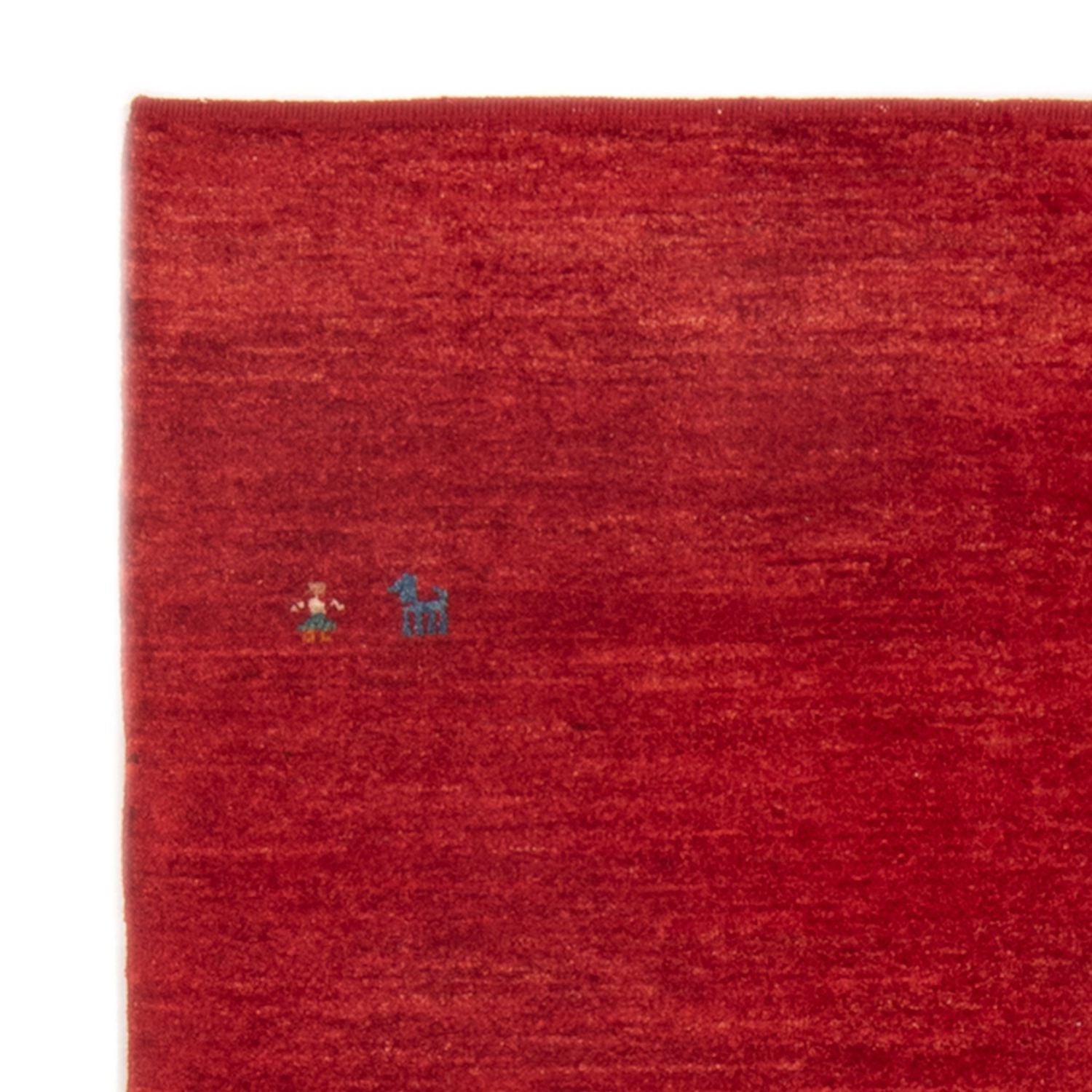 Gabbeh-tæppe - Persisk - 150 x 100 cm - rød
