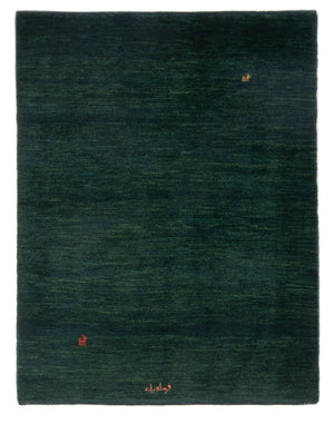 Gabbeh-tæppe - Persisk - 157 x 109 cm - mørkegrøn