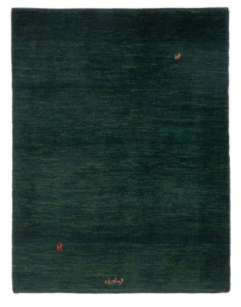 Gabbeh-tæppe - Persisk - 157 x 109 cm - mørkegrøn