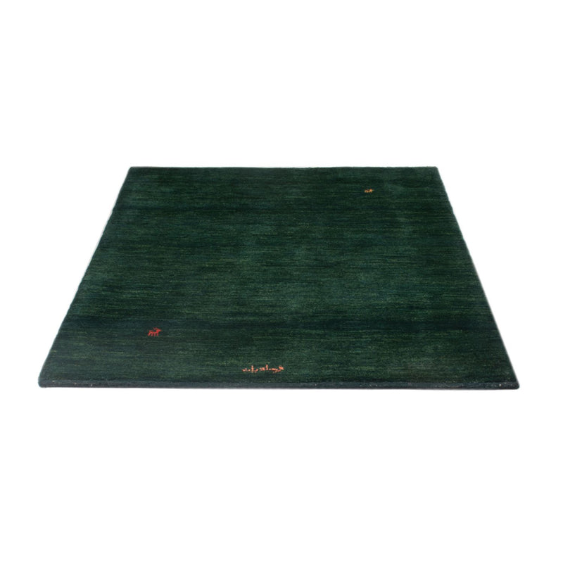 Gabbeh-tæppe - Persisk - 157 x 109 cm - mørkegrøn