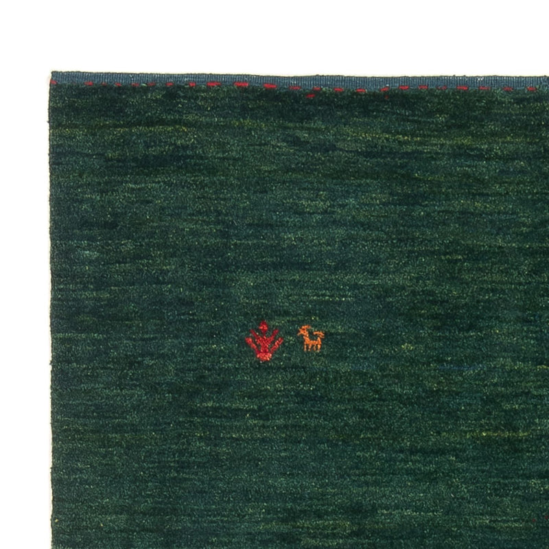 Gabbeh-tæppe - Persisk - 175 x 122 cm - mørkegrøn