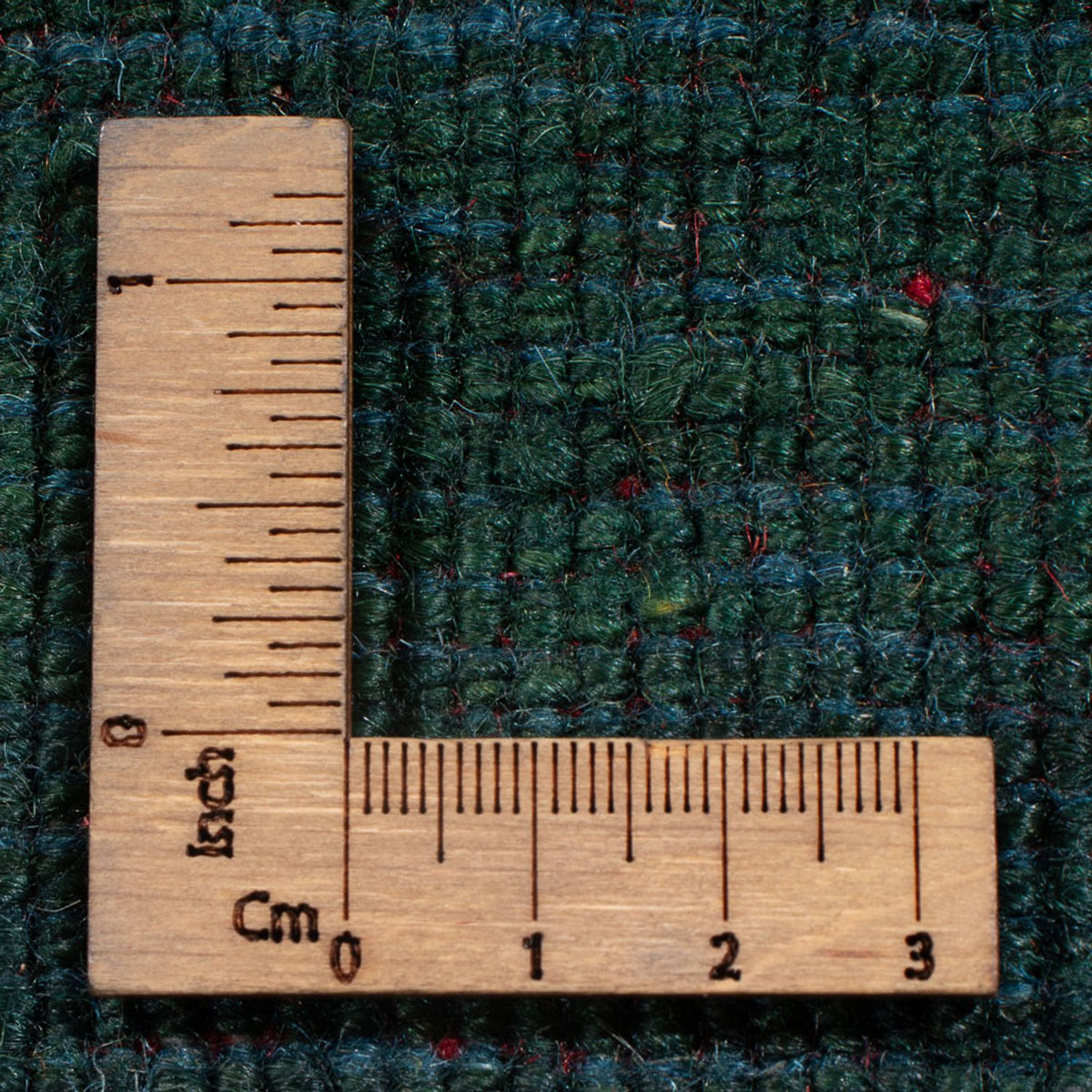 Gabbeh-tæppe - Persisk - 175 x 122 cm - mørkegrøn