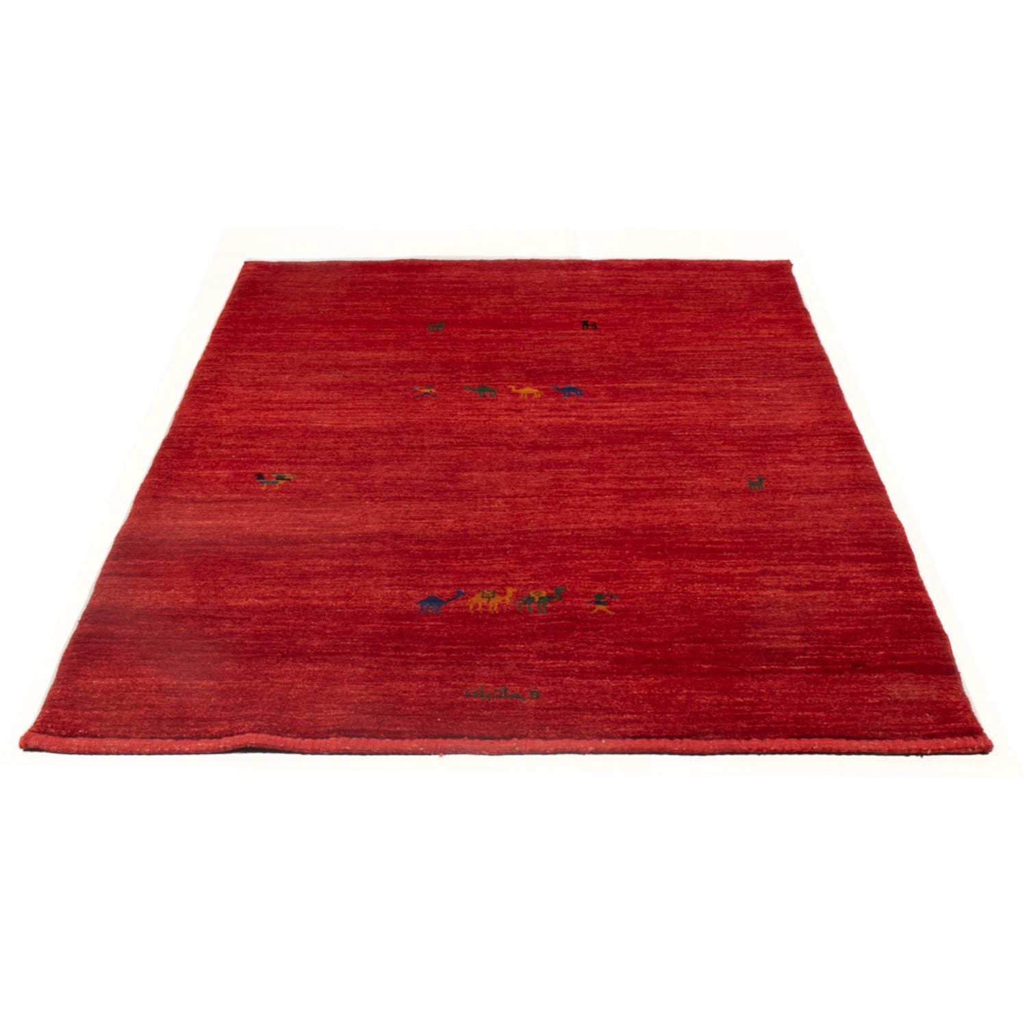 Gabbeh-tæppe - Persisk - 180 x 122 cm - rød