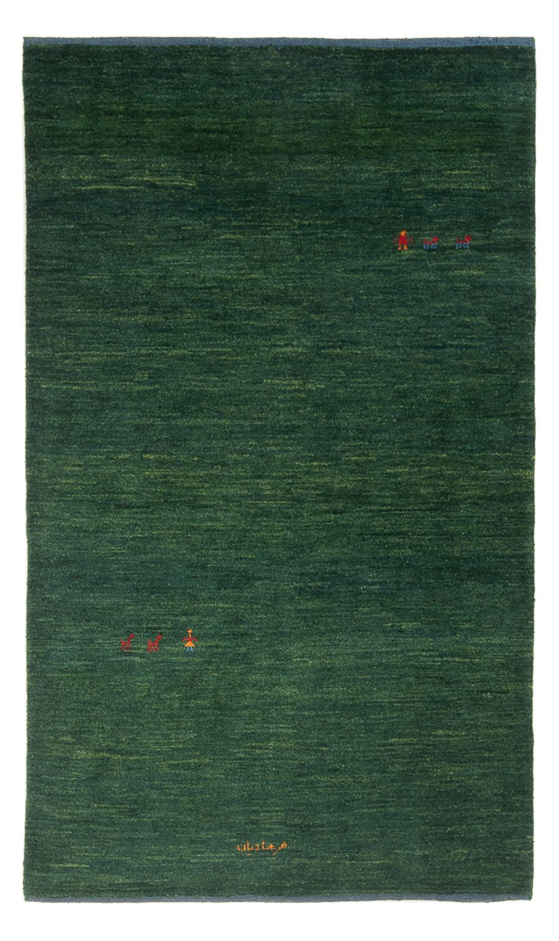 Gabbeh-tæppe - Persisk - 183 x 115 cm - mørkegrøn