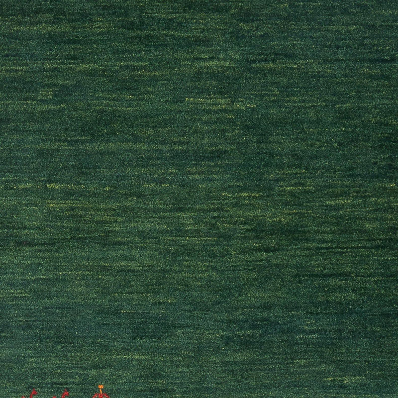 Gabbeh-tæppe - Persisk - 183 x 115 cm - mørkegrøn