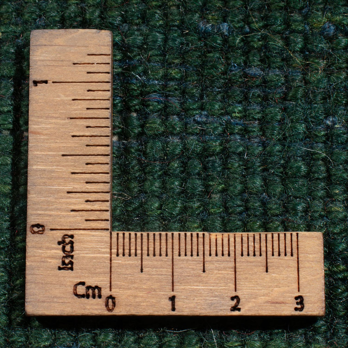 Gabbeh-tæppe - Persisk - 183 x 115 cm - mørkegrøn