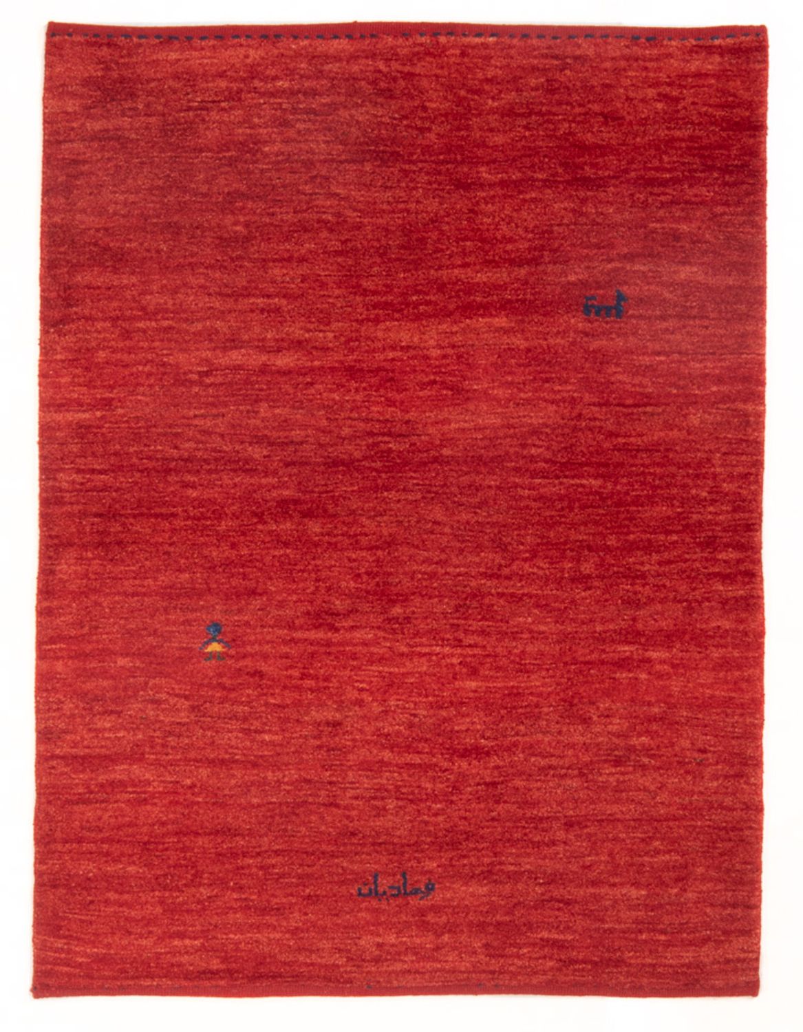 Gabbeh-tæppe - Persisk - 145 x 100 cm - rød