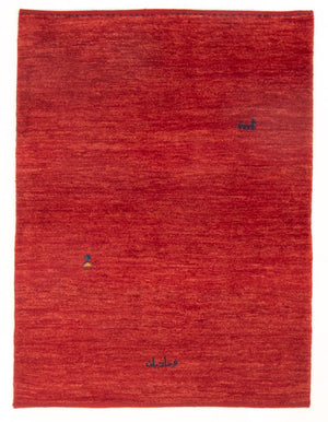 Gabbeh-tæppe - Persisk - 145 x 100 cm - rød