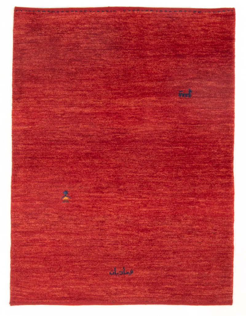 Gabbeh-tæppe - Persisk - 145 x 100 cm - rød
