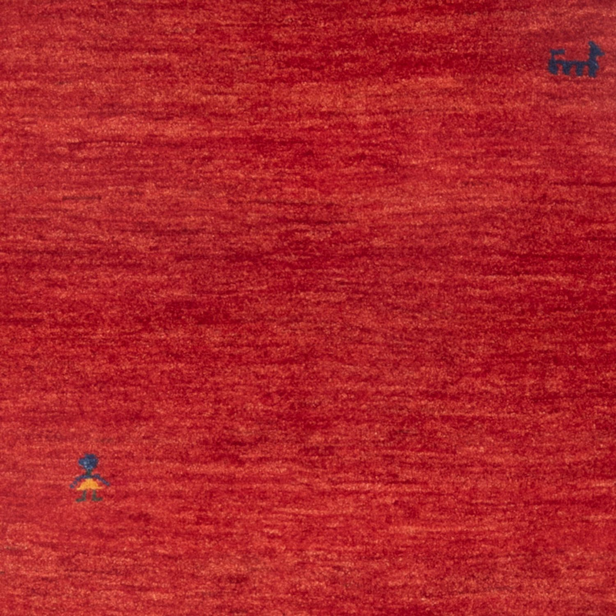 Gabbeh-tæppe - Persisk - 145 x 100 cm - rød