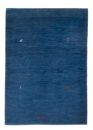 Gabbeh-tæppe - Persisk - 160 x 107 cm - mørkeblå