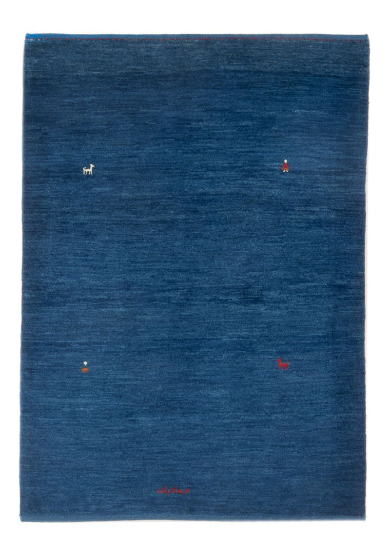 Gabbeh-tæppe - Persisk - 160 x 107 cm - mørkeblå