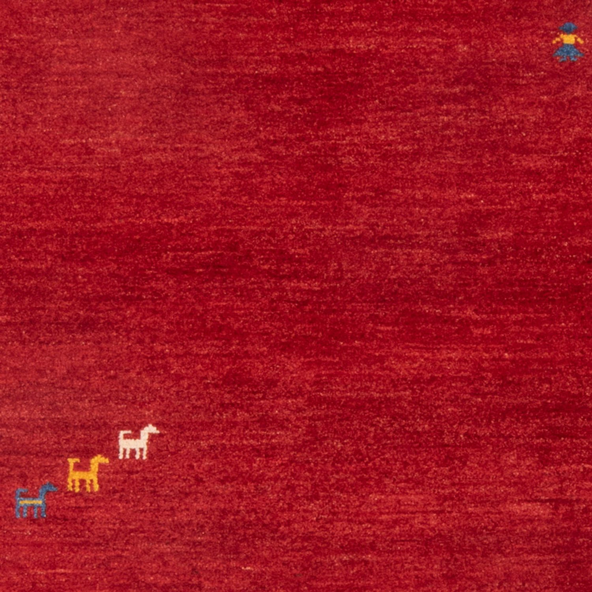 Gabbeh-tæppe - Persisk - 145 x 103 cm - rød