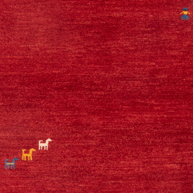 Gabbeh-tæppe - Persisk - 145 x 103 cm - rød