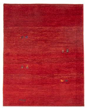 Gabbeh-tæppe - Persisk - 142 x 108 cm - rød