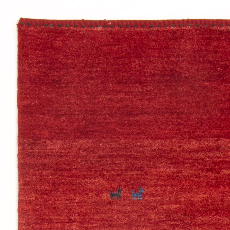 Gabbeh-tæppe - Persisk - 142 x 108 cm - rød