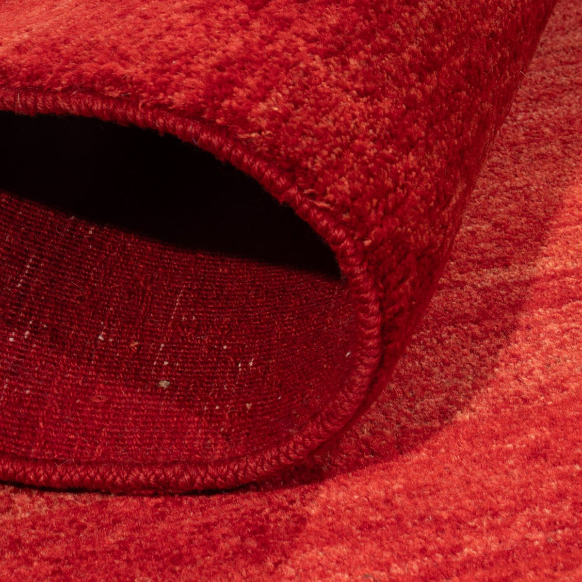 Gabbeh-tæppe - Persisk - 142 x 108 cm - rød