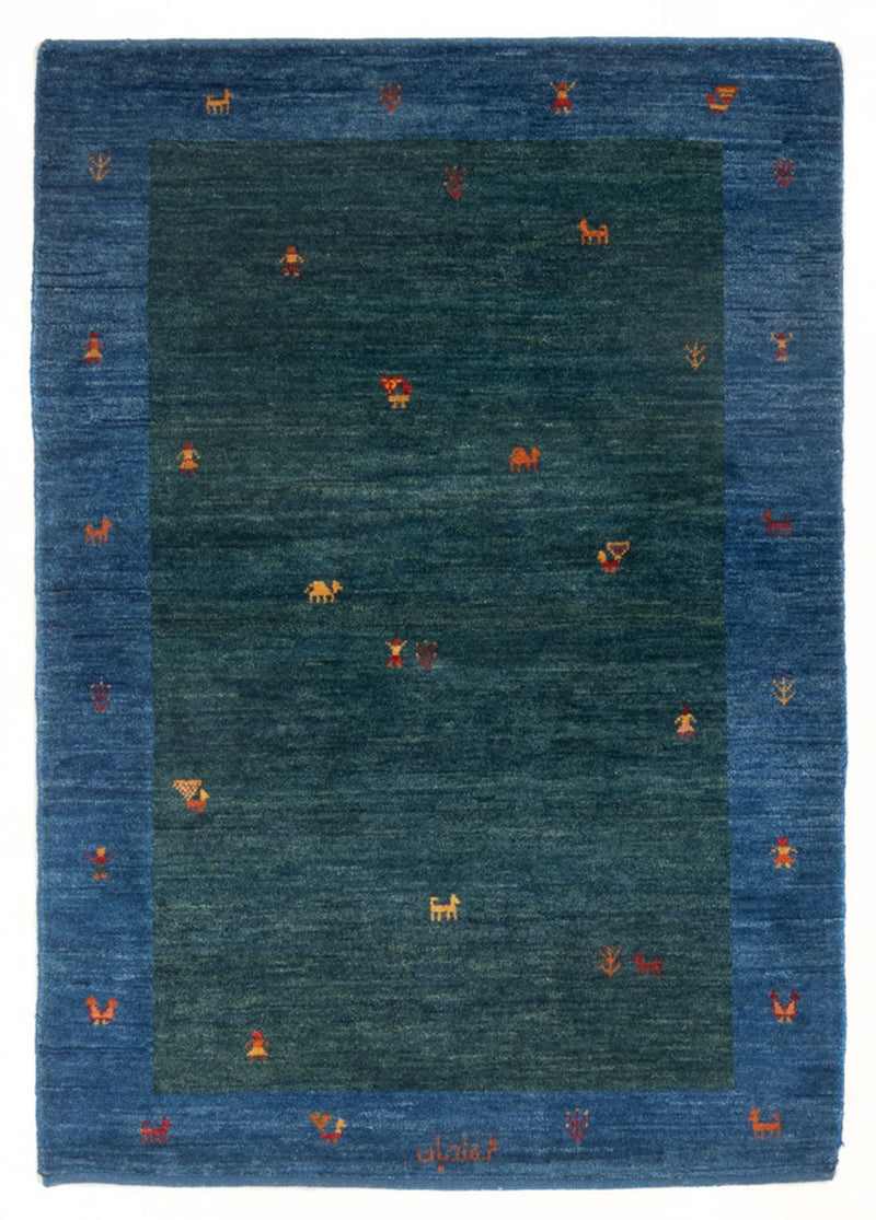 Gabbeh-tæppe - Persisk - 153 x 102 cm - flerfarvet