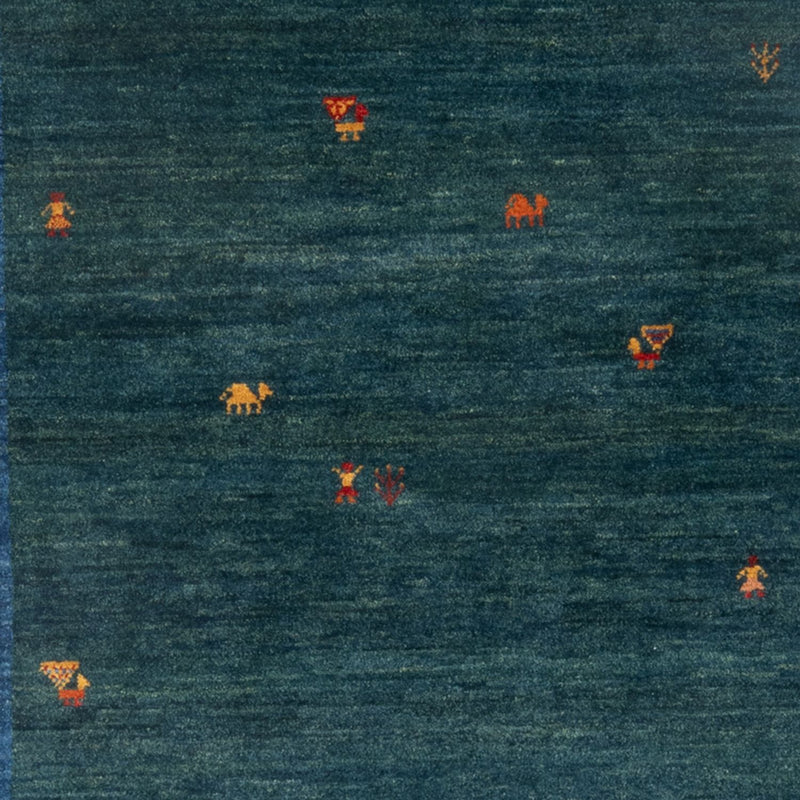 Gabbeh-tæppe - Persisk - 153 x 102 cm - flerfarvet