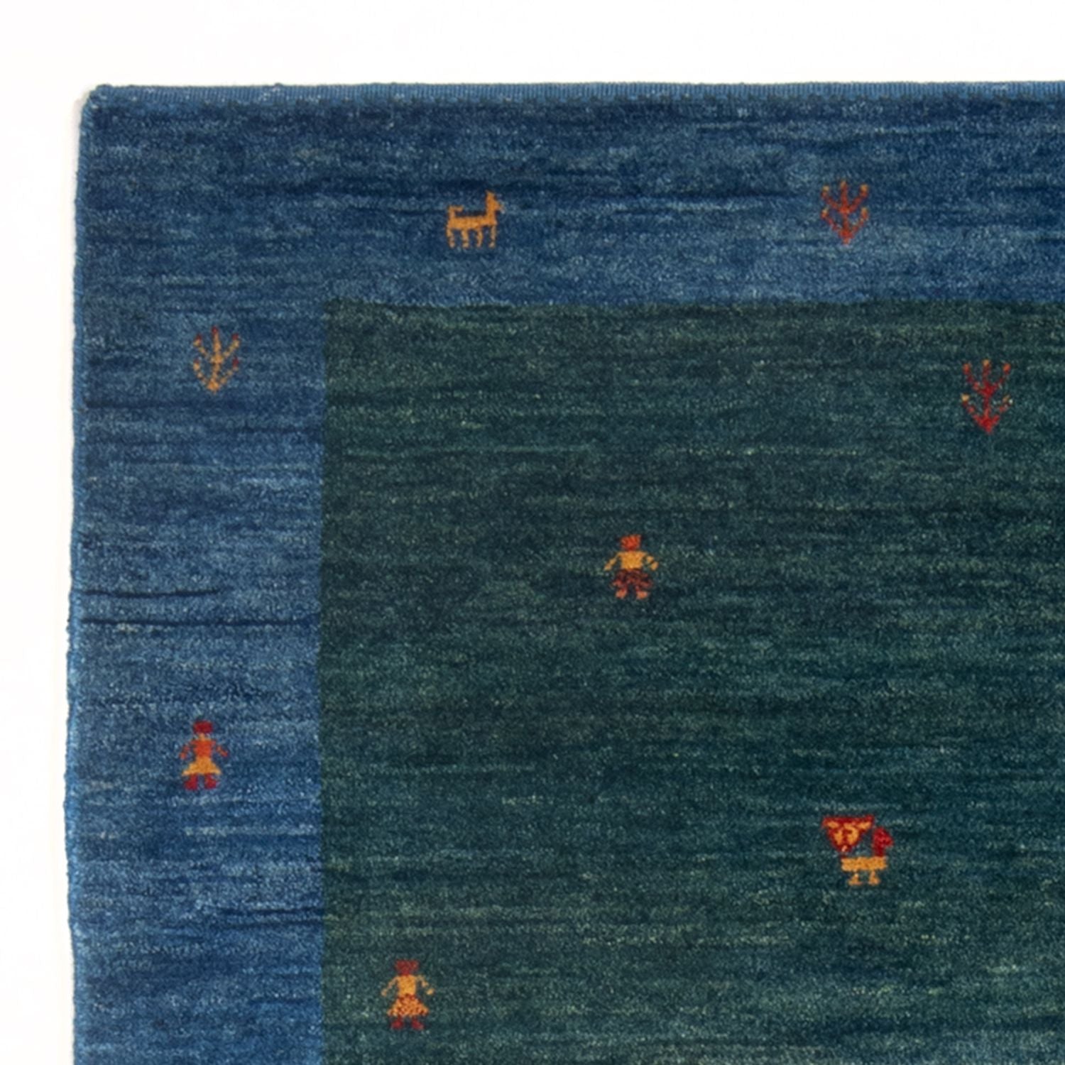 Gabbeh-tæppe - Persisk - 153 x 102 cm - flerfarvet