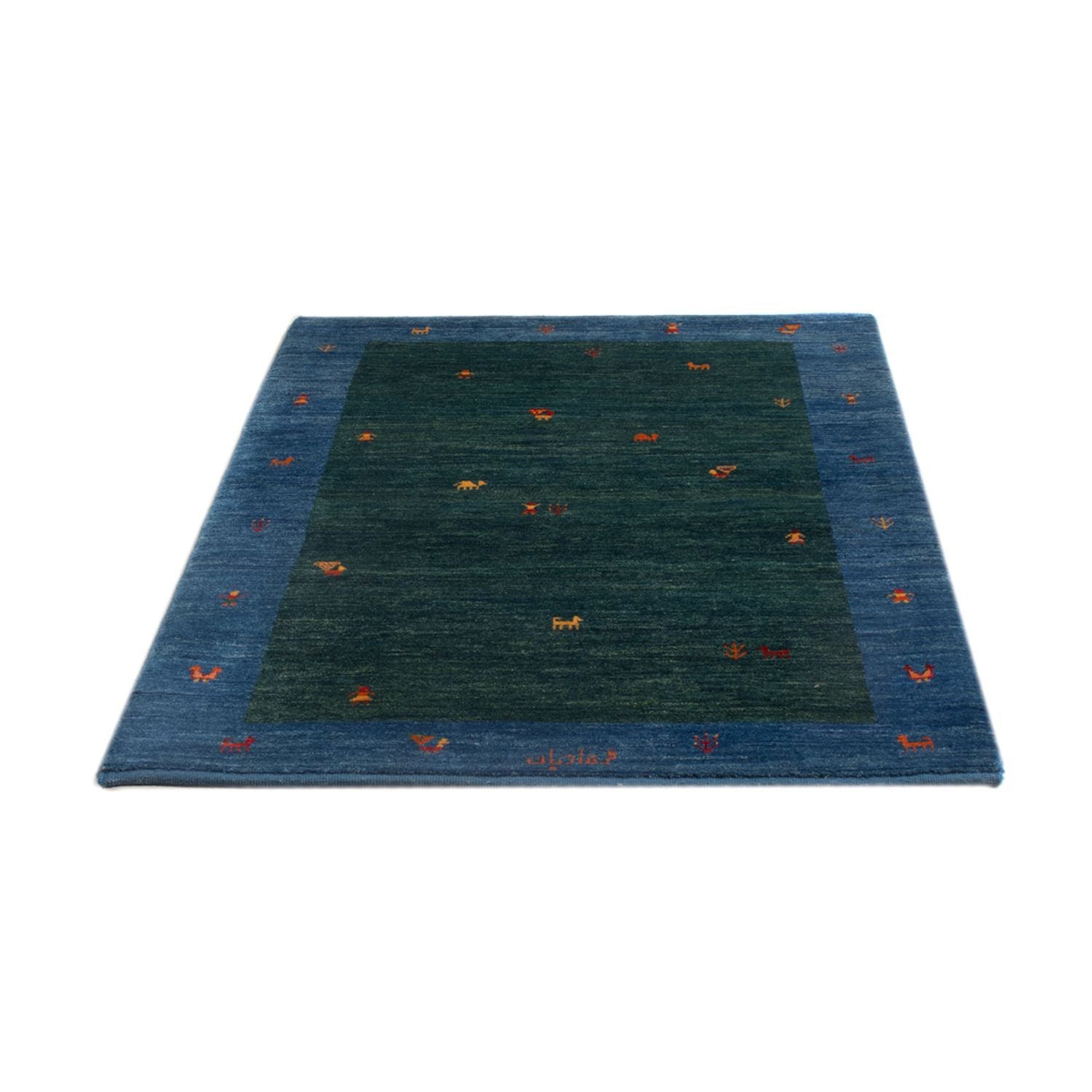 Gabbeh-tæppe - Persisk - 153 x 102 cm - flerfarvet