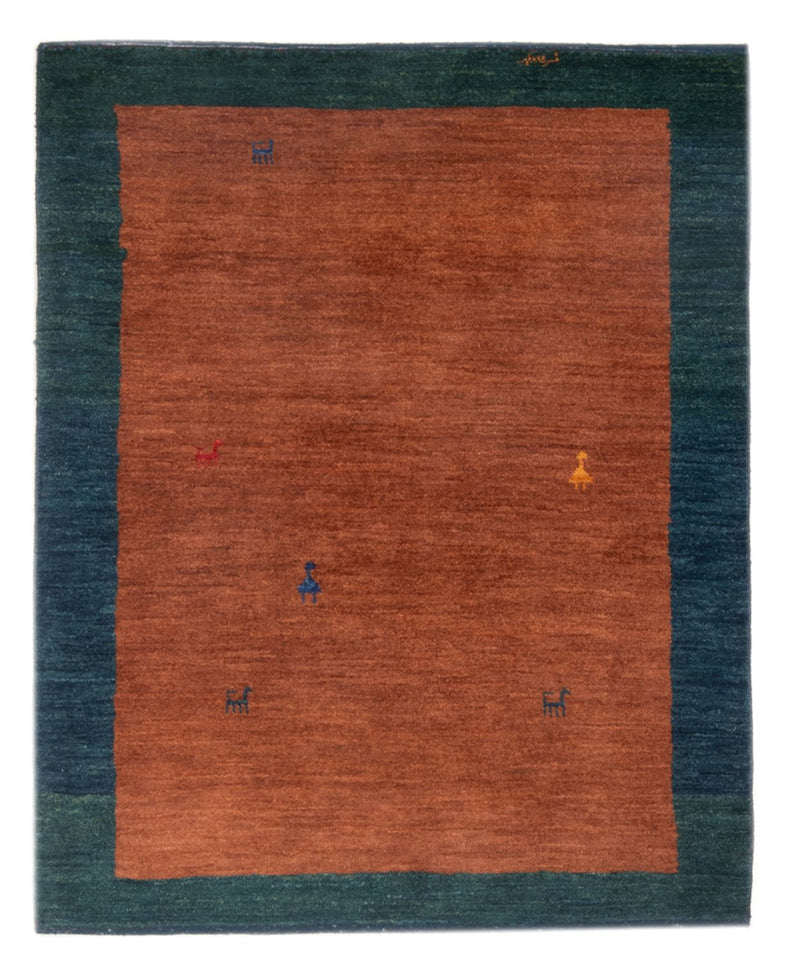 Gabbeh-tæppe - Persisk - 144 x 105 cm - flerfarvet
