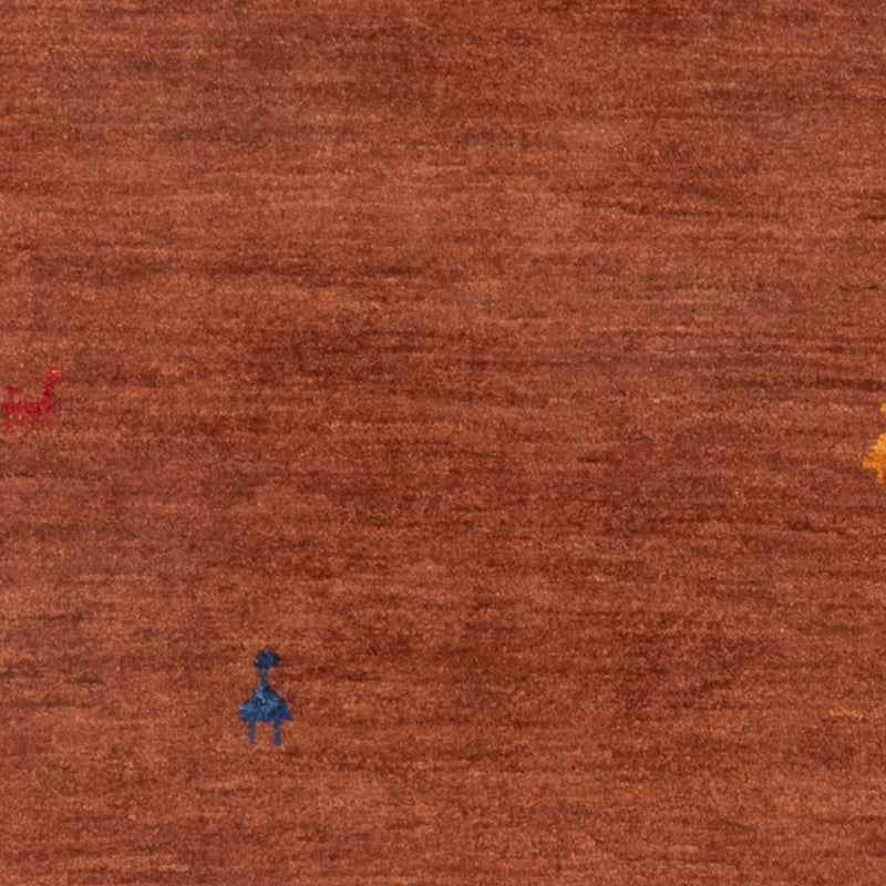 Gabbeh-tæppe - Persisk - 144 x 105 cm - flerfarvet