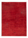 Persisk Gabbeh Tæppe 102x142cm - Perserteppich Wollteppich - Rektangulær / Rød / 102 x 142 cm Rektangulær