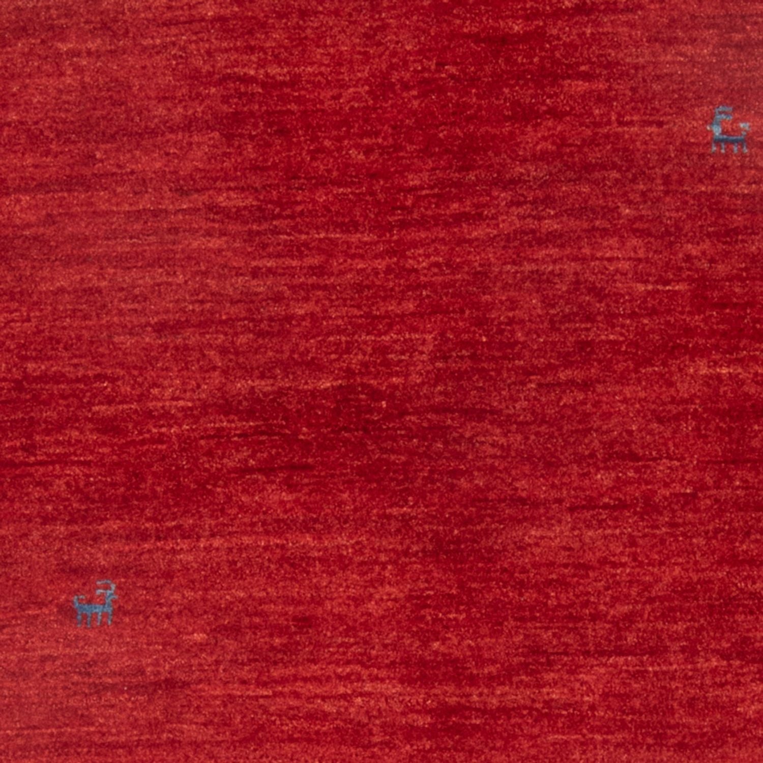 Gabbeh-tæppe - Persisk - 142 x 102 cm - rød