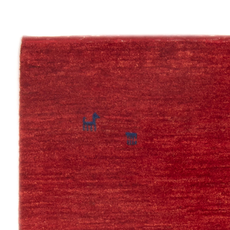 Gabbeh-tæppe - Persisk - 130 x 100 cm - rød