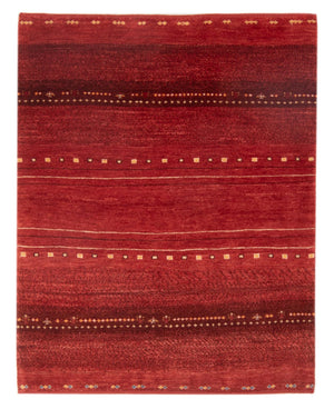 Gabbeh-tæppe - Persisk - 140 x 102 cm - mørkerød