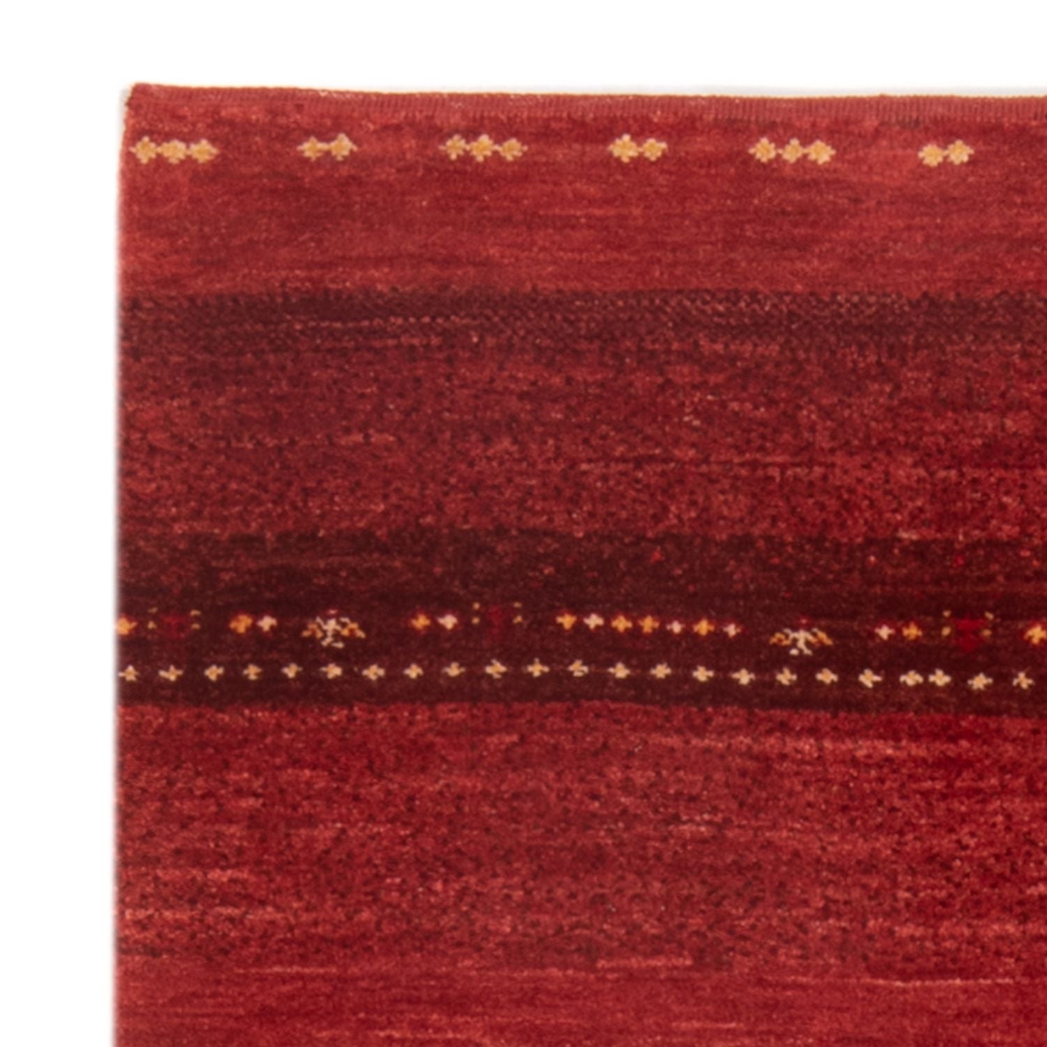 Gabbeh-tæppe - Persisk - 140 x 102 cm - mørkerød