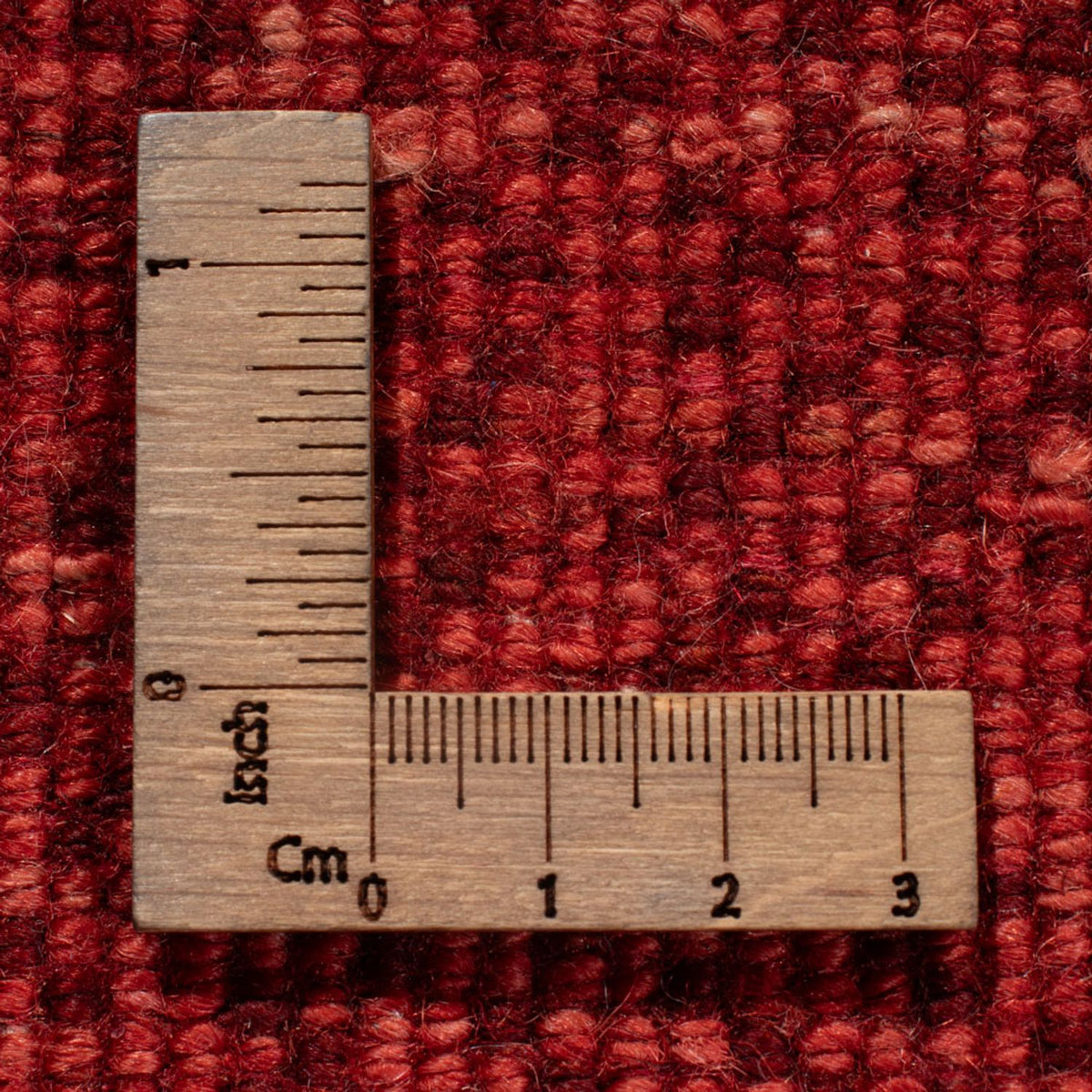 Gabbeh-tæppe - Persisk - 140 x 102 cm - mørkerød