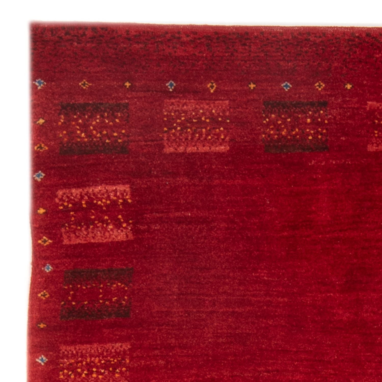 Gabbeh-tæppe - Persisk - 144 x 104 cm - mørkerød