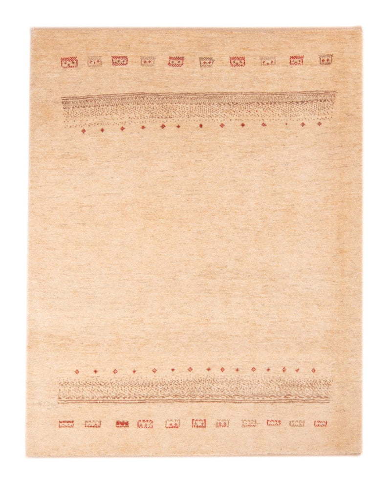 Gabbeh-tæppe - Persisk - 153 x 111 cm - lys beige