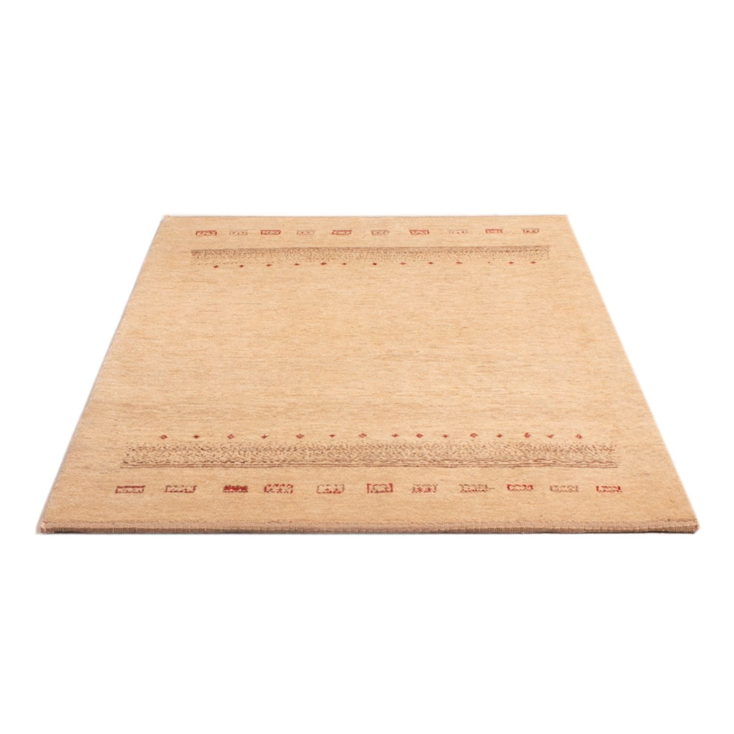 Gabbeh-tæppe - Persisk - 153 x 111 cm - lys beige