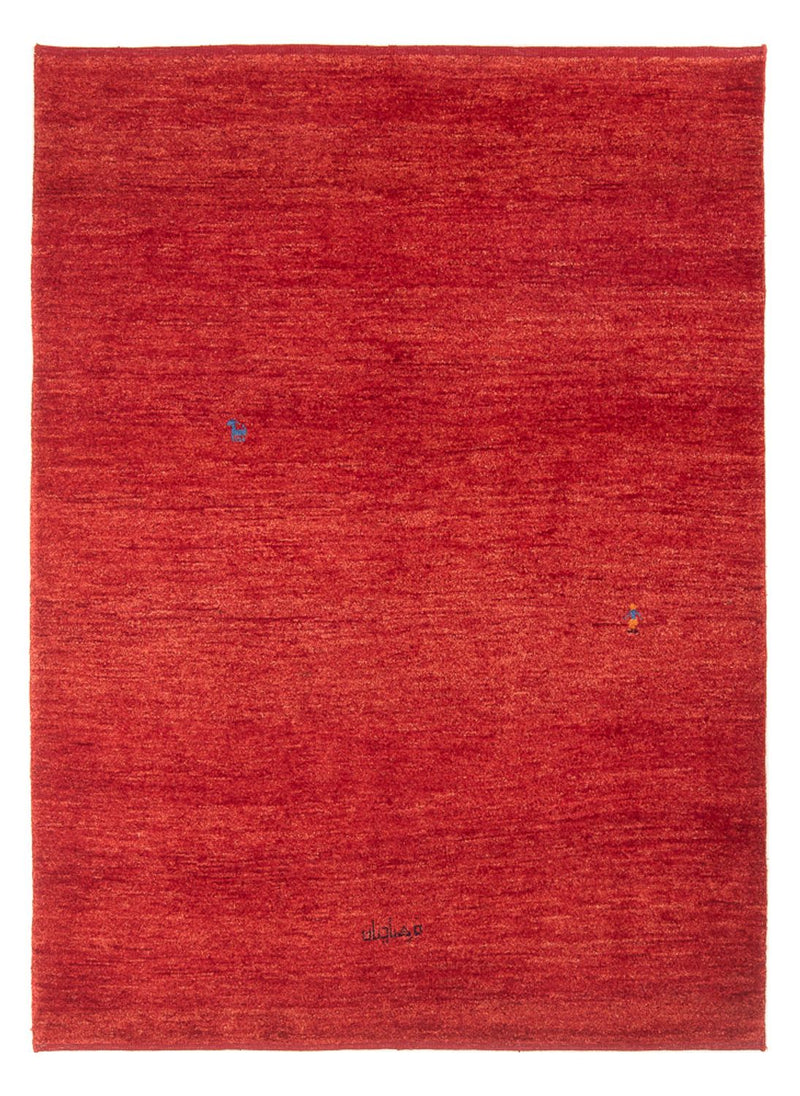 Gabbeh-tæppe - Persisk - 184 x 139 cm - rød