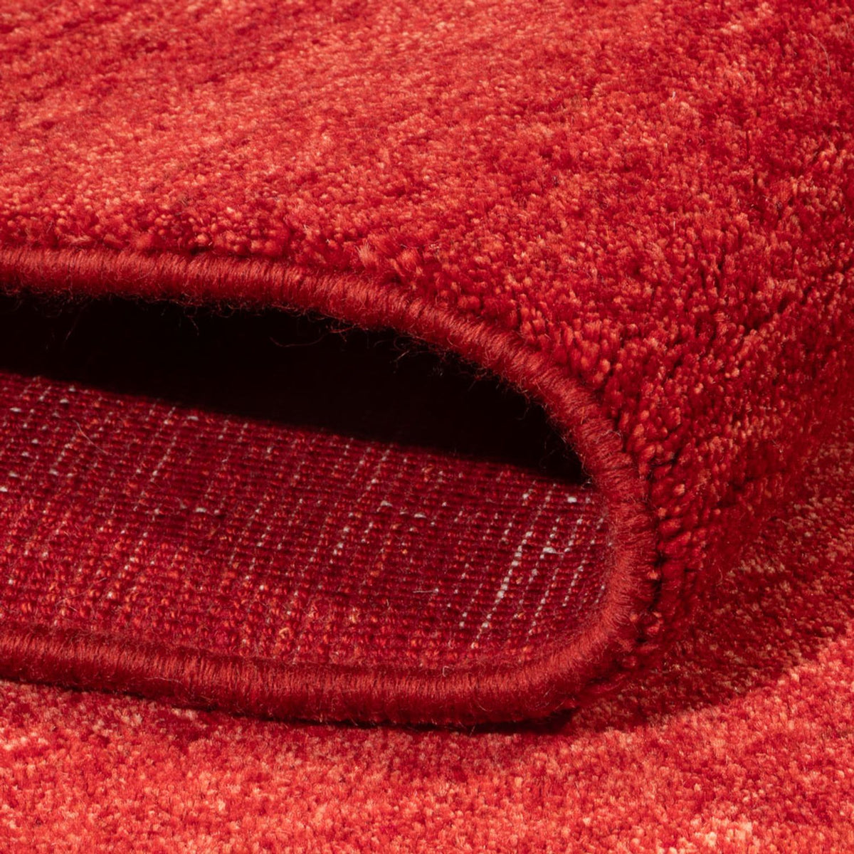 Gabbeh-tæppe - Persisk - 184 x 139 cm - rød