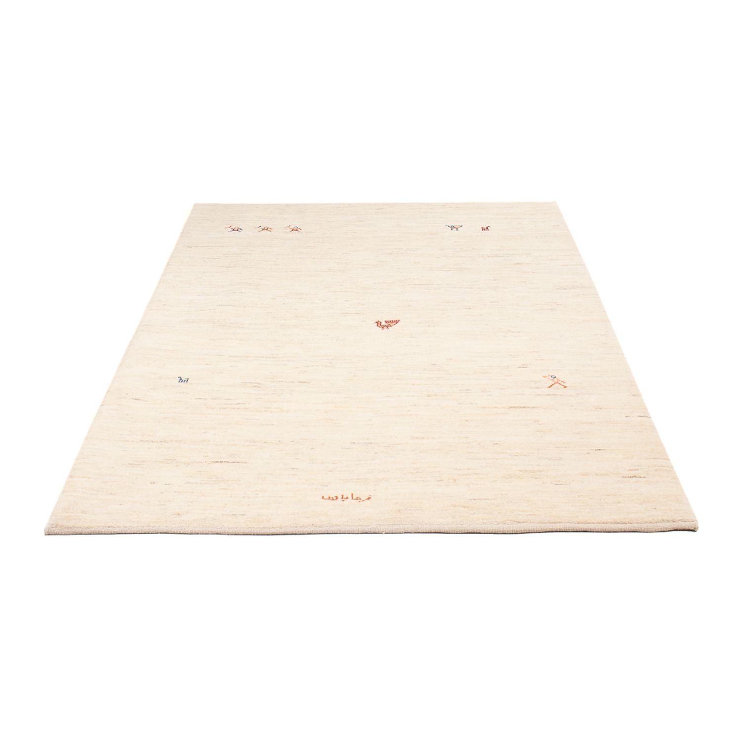 Gabbeh-tæppe - Persisk - 189 x 122 cm - beige