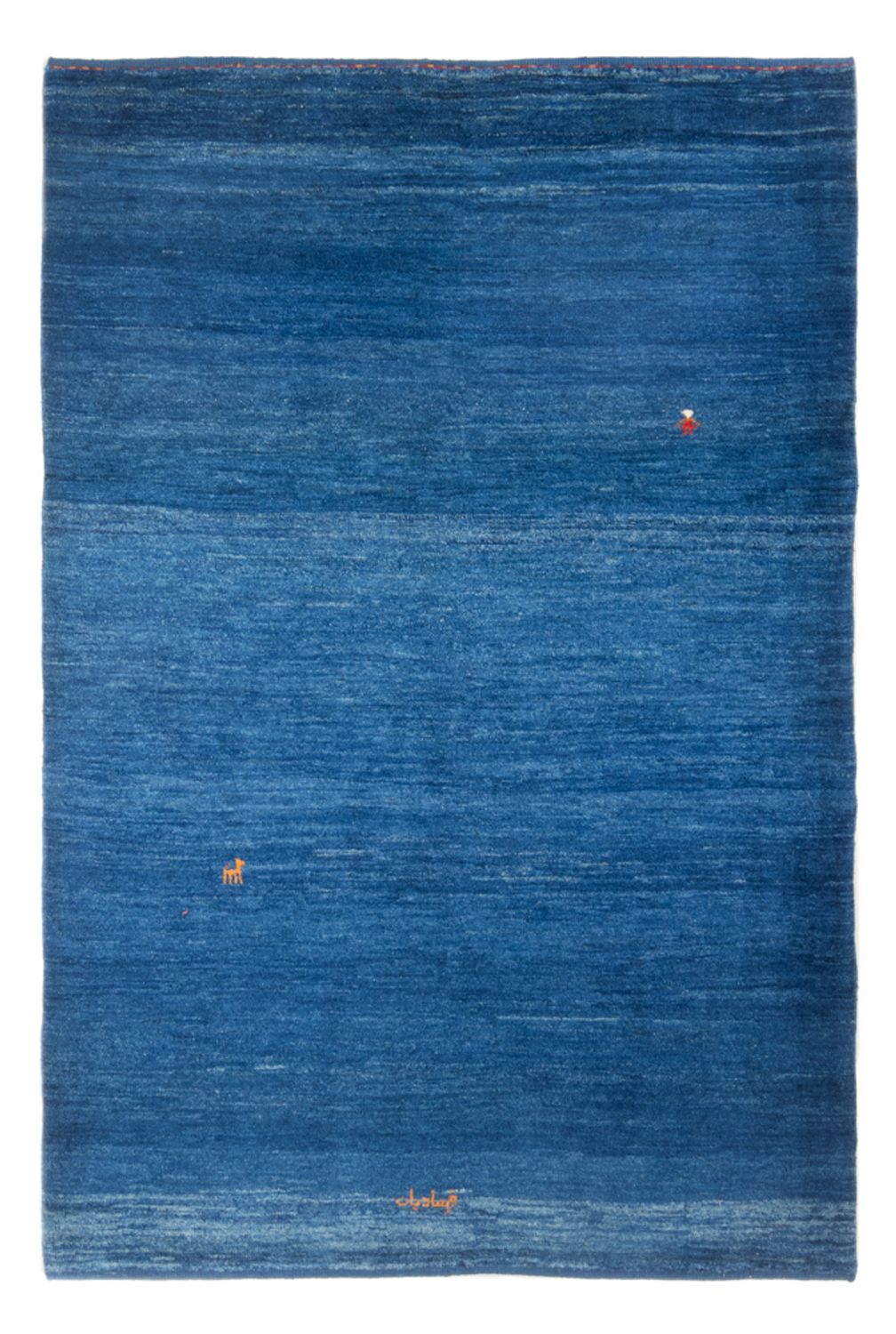 Gabbeh-tæppe - Persisk - 184 x 122 cm - havblå