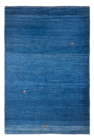 Gabbeh-tæppe - Persisk - 184 x 122 cm - havblå