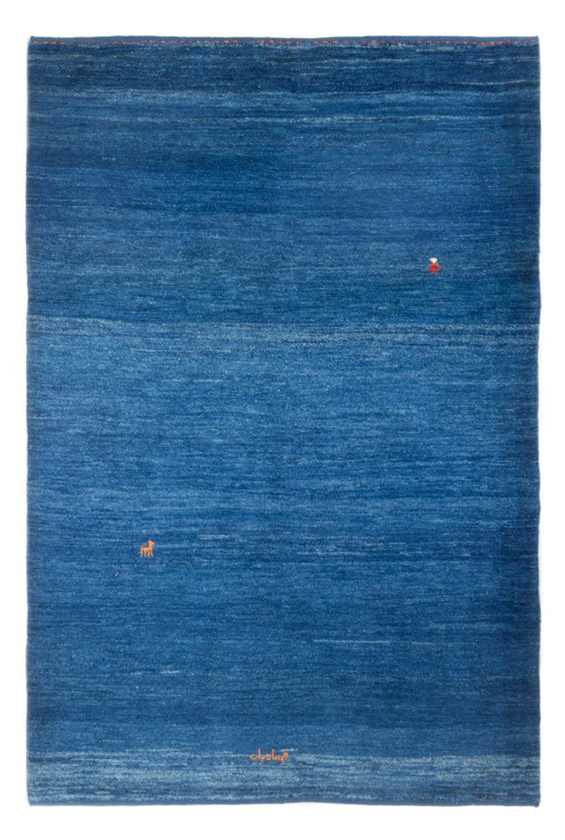 Gabbeh-tæppe - Persisk - 184 x 122 cm - havblå