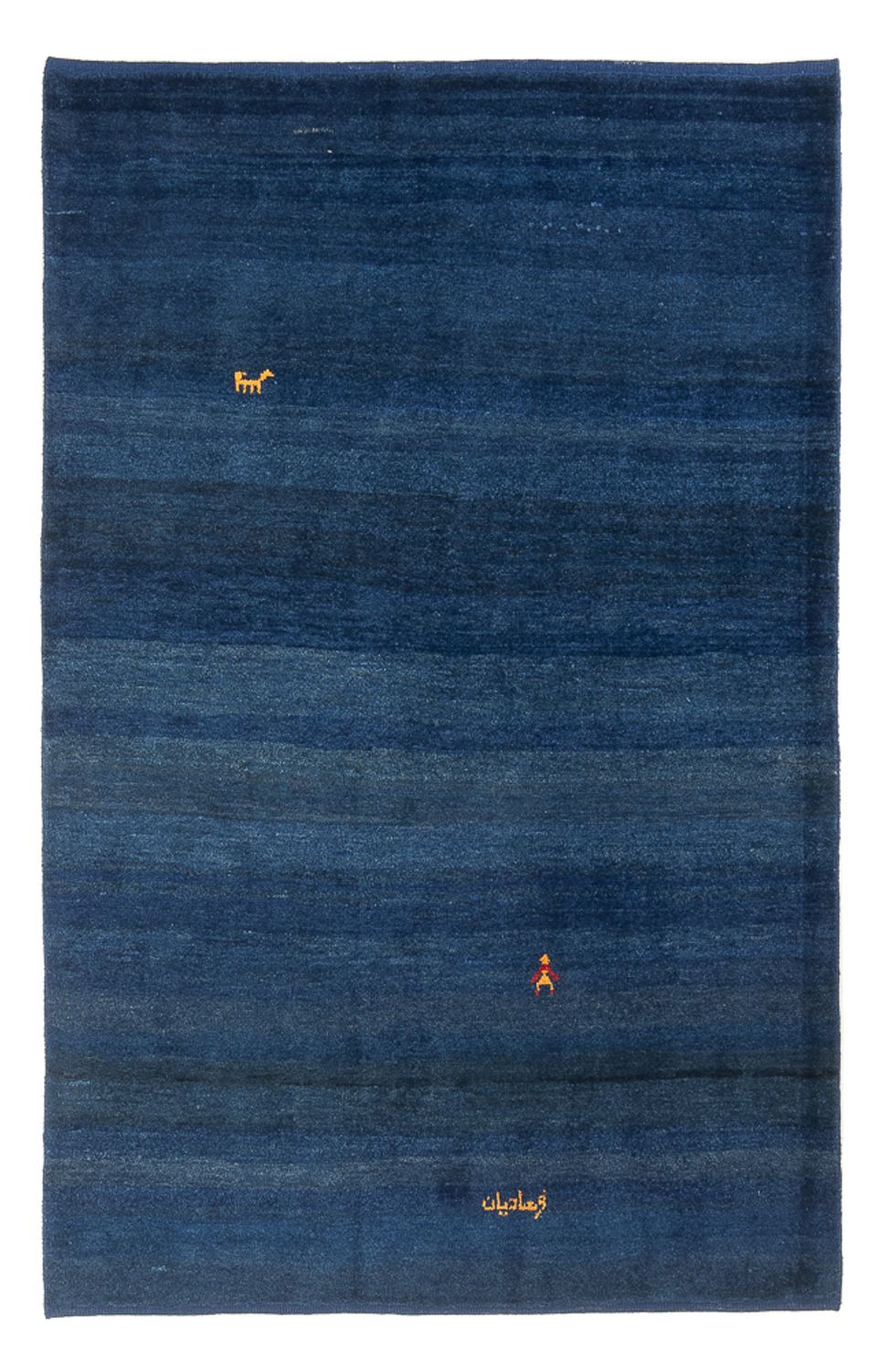 Gabbeh-tæppe - Persisk - 172 x 117 cm - mørkeblå