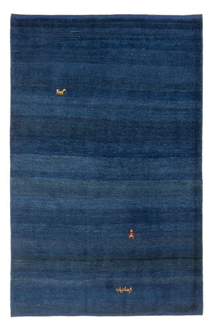 Gabbeh-tæppe - Persisk - 172 x 117 cm - mørkeblå