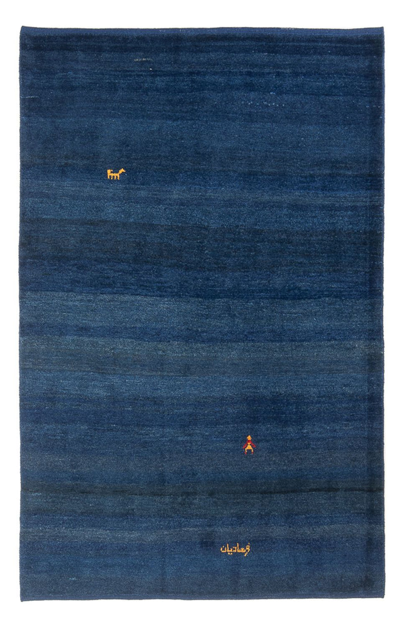 Gabbeh-tæppe - Persisk - 172 x 117 cm - mørkeblå