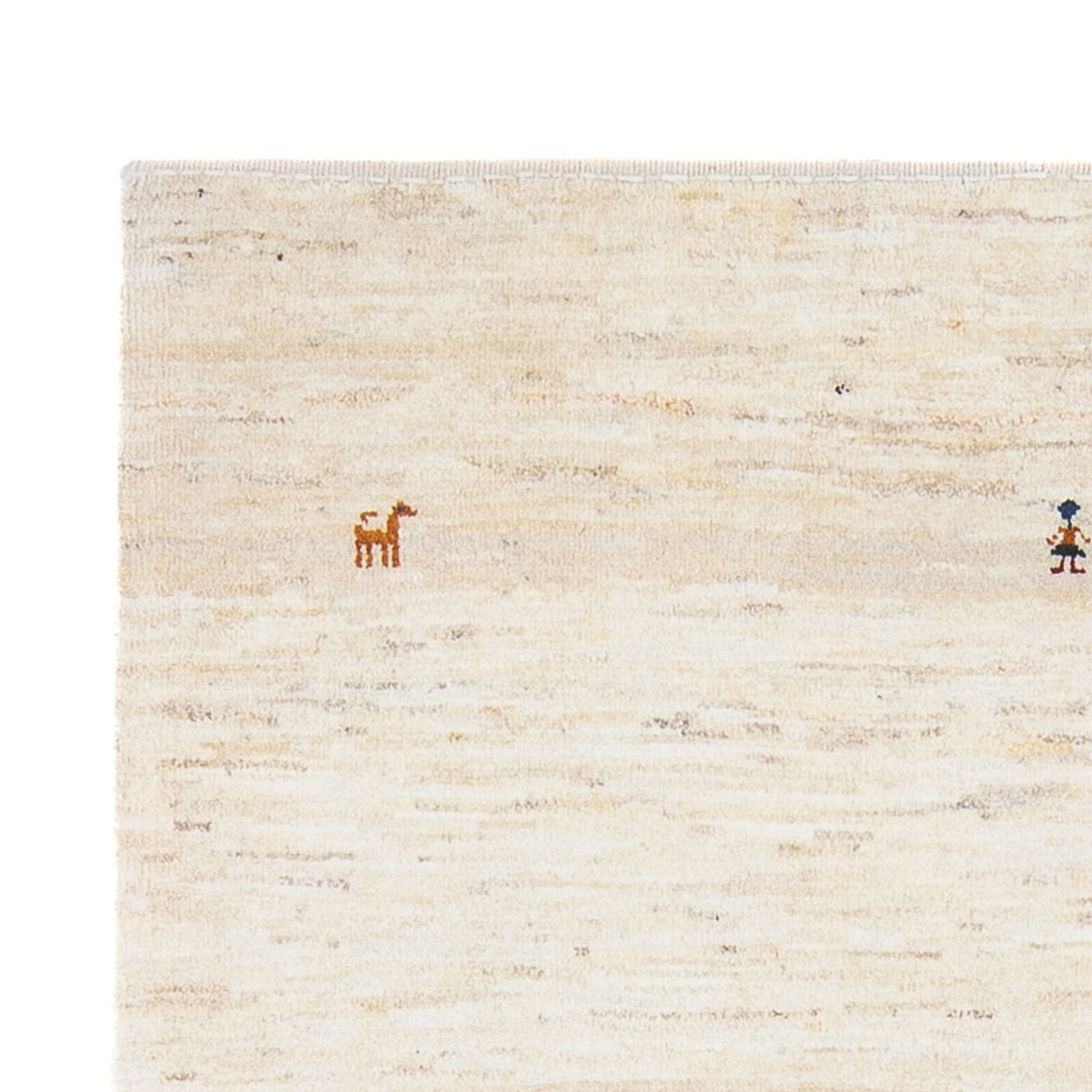 Gabbeh-tæppe - Persisk - 176 x 120 cm - beige